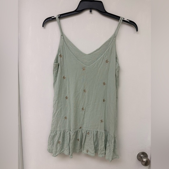 STORIA Mint Green Star-Patterned Women's Dress size M - Picture 3 of 4